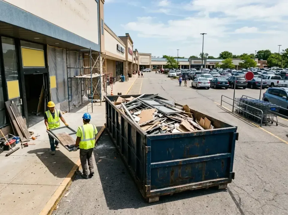 retail-store-renovation-debris-003 — frequently asked questions, Roll-off Dumpster Rentals in Fairview Heights, IL
